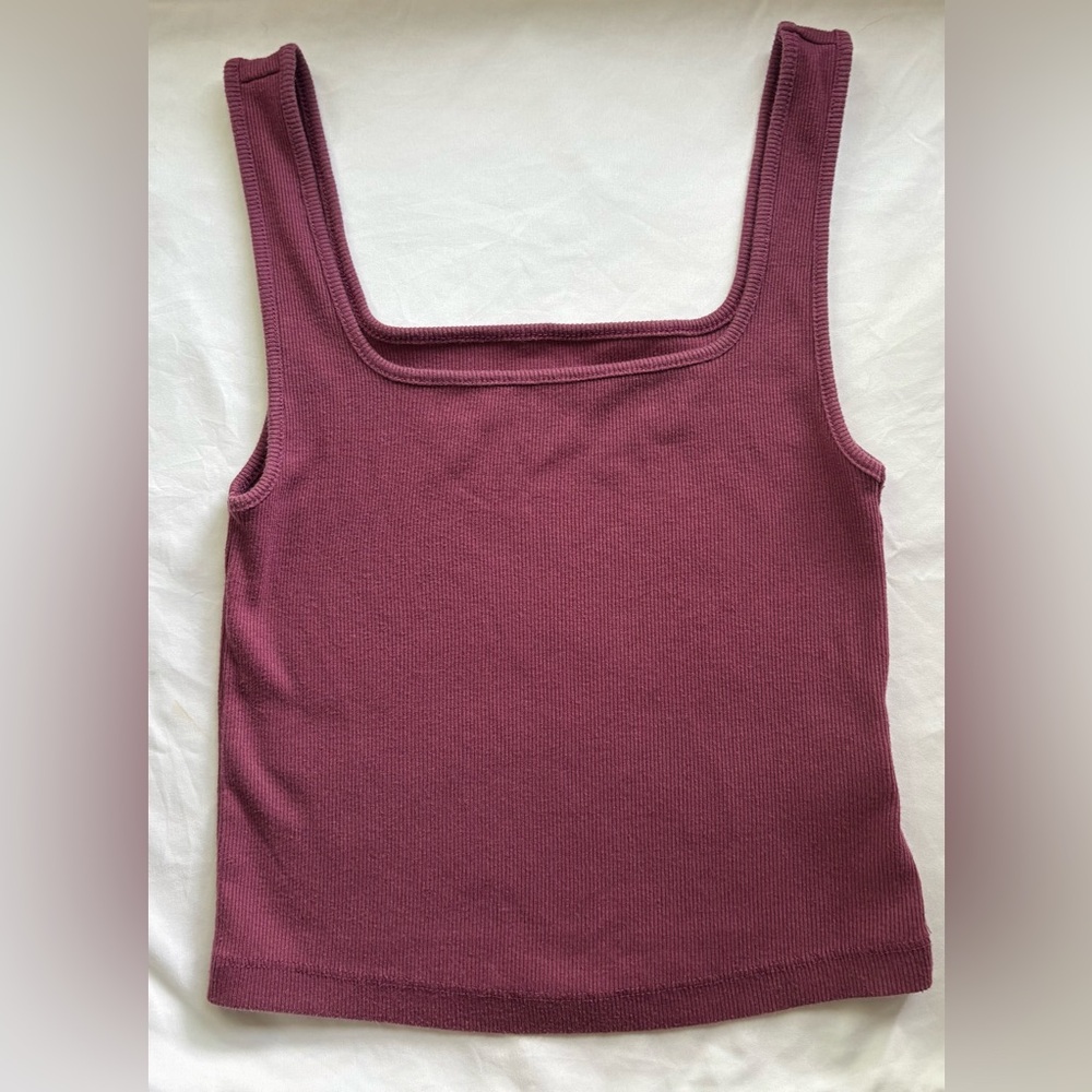 Old Navy Square Neck Crop Tank Top